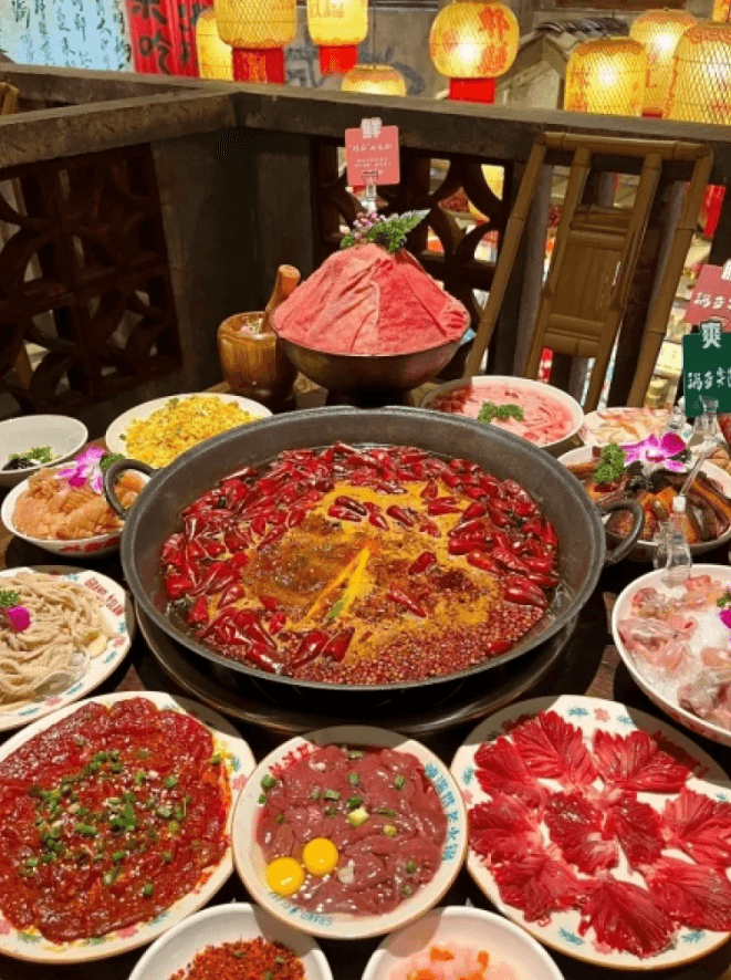 쓰촨 마라 훠궈와 매운 요리 즐기기